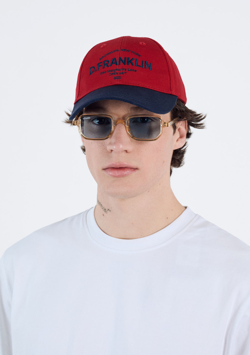 Brooklyn Basic Cap Red-Navy