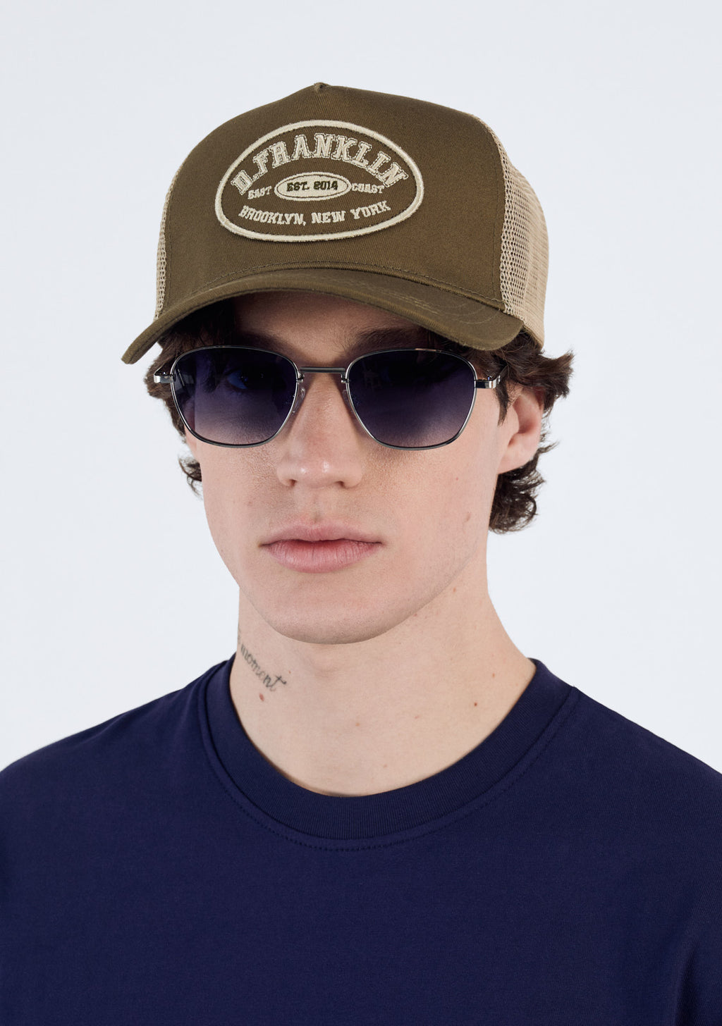 Patch Trucker Cap Army Green