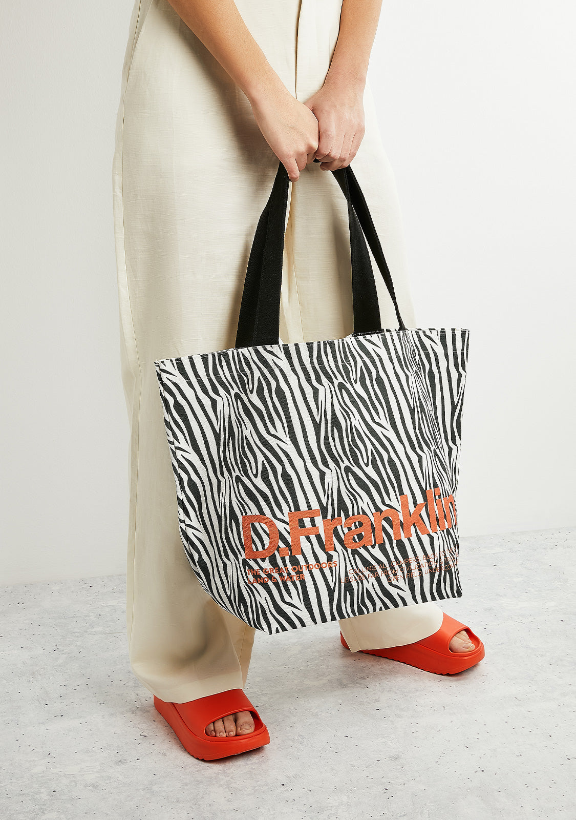 Tote Bag Zebra / Orange