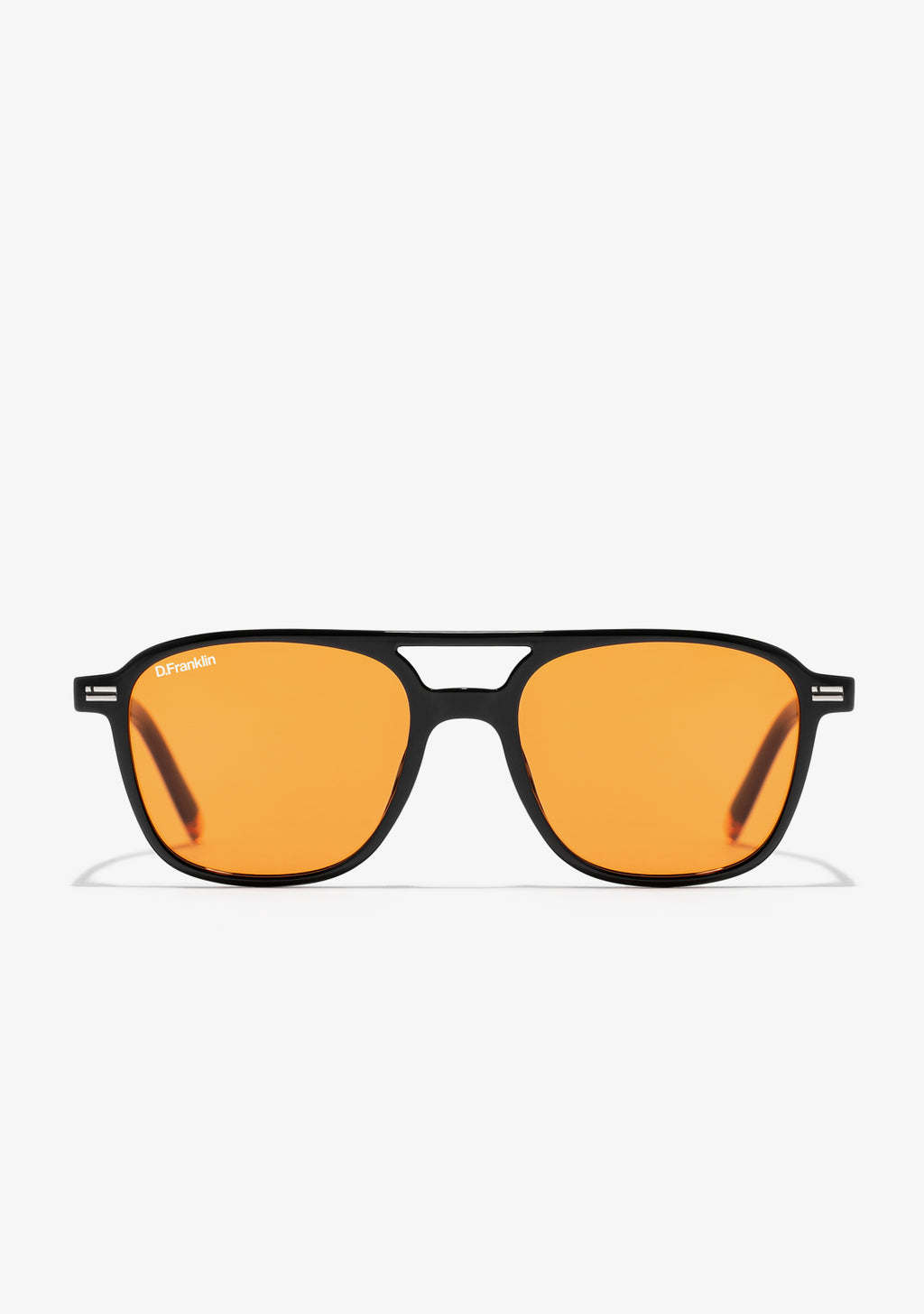 Jackson Square Shiny Black / Orange