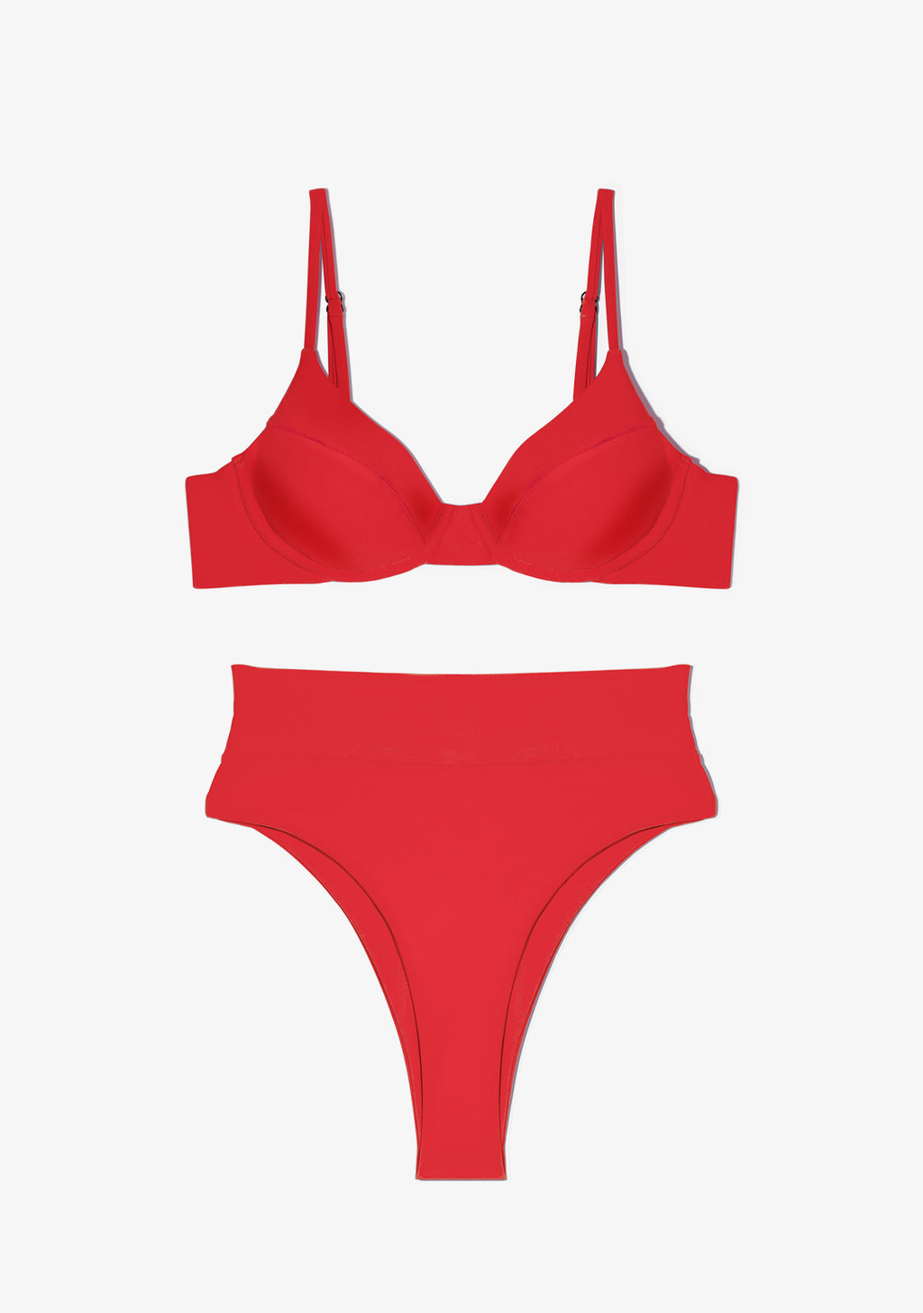 Masha Top + Kalea Bottom Chili Red Bikini