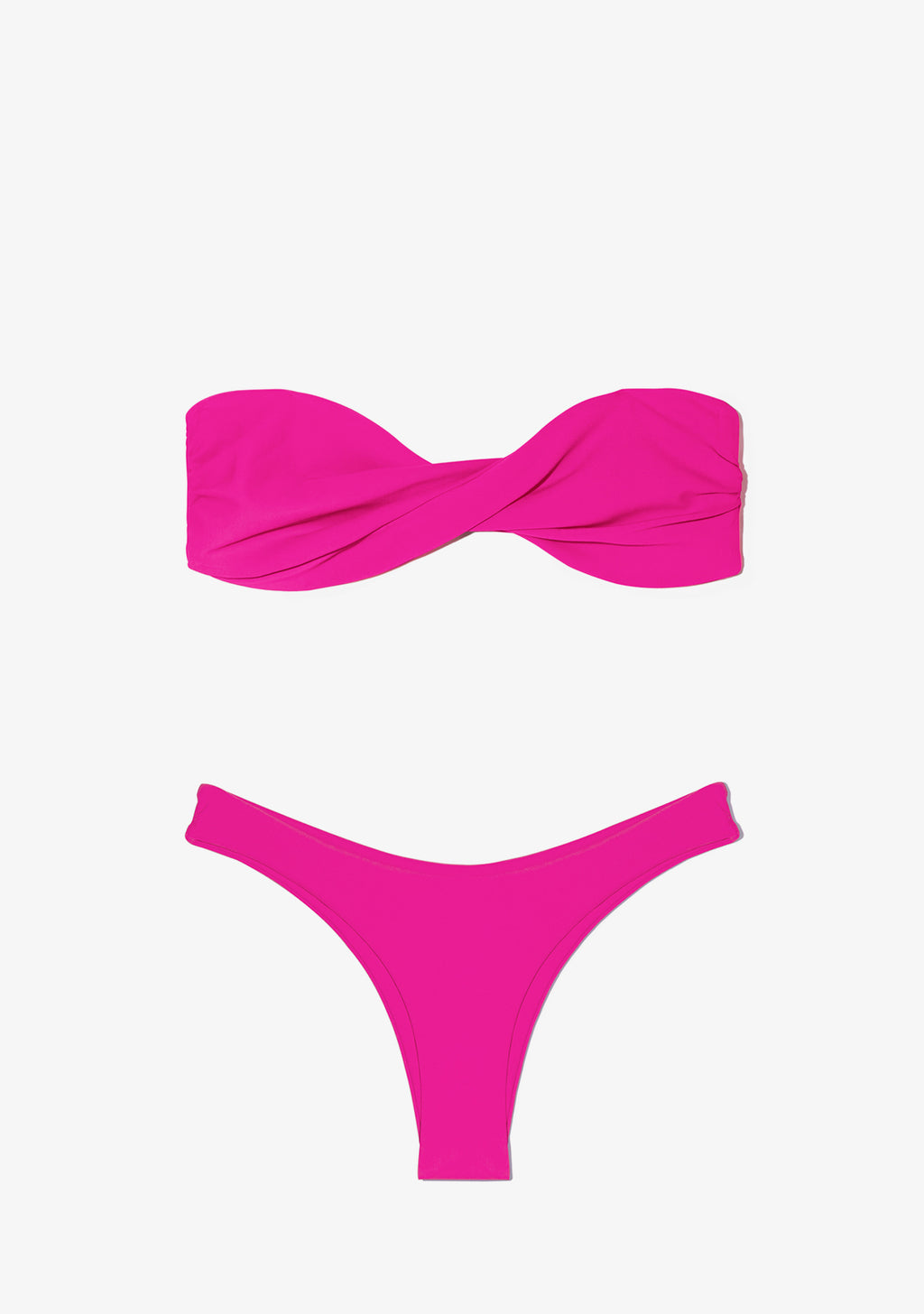 Harper Top + Ava Bottom Hot Pink Bikini