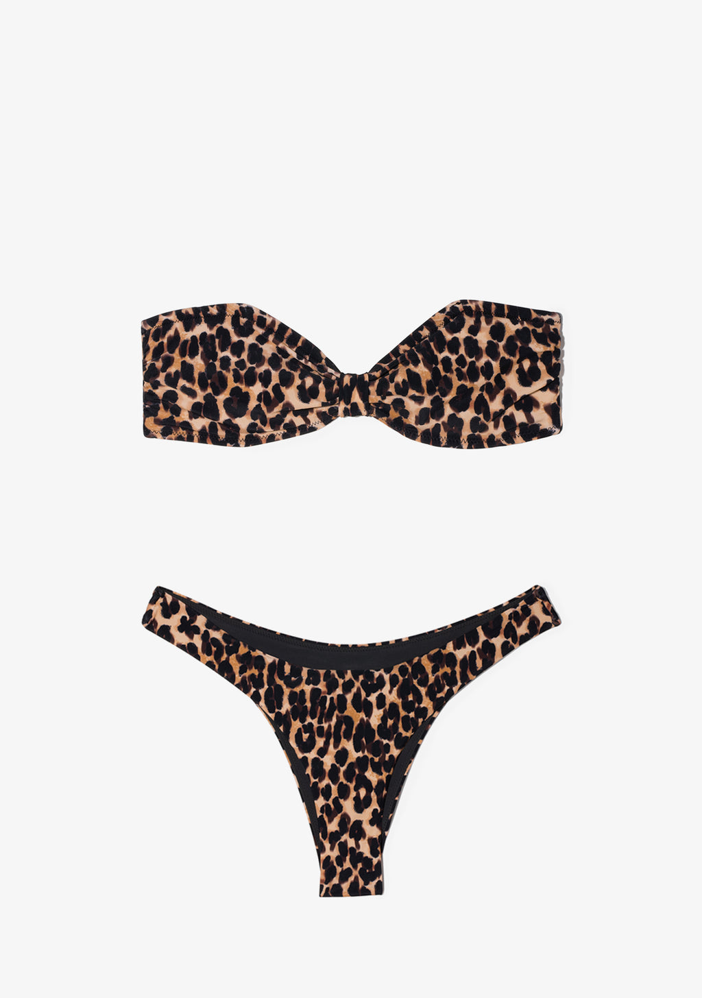 Halia Top + Ava Bottom Leopard Bikini