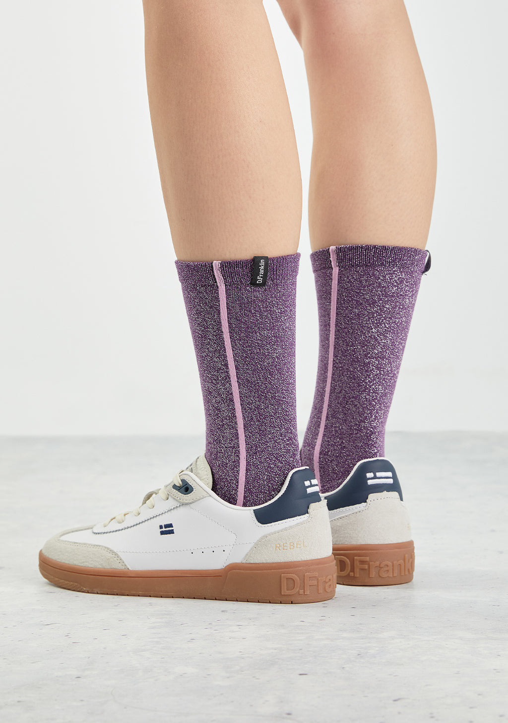 Glitter Socks Purple