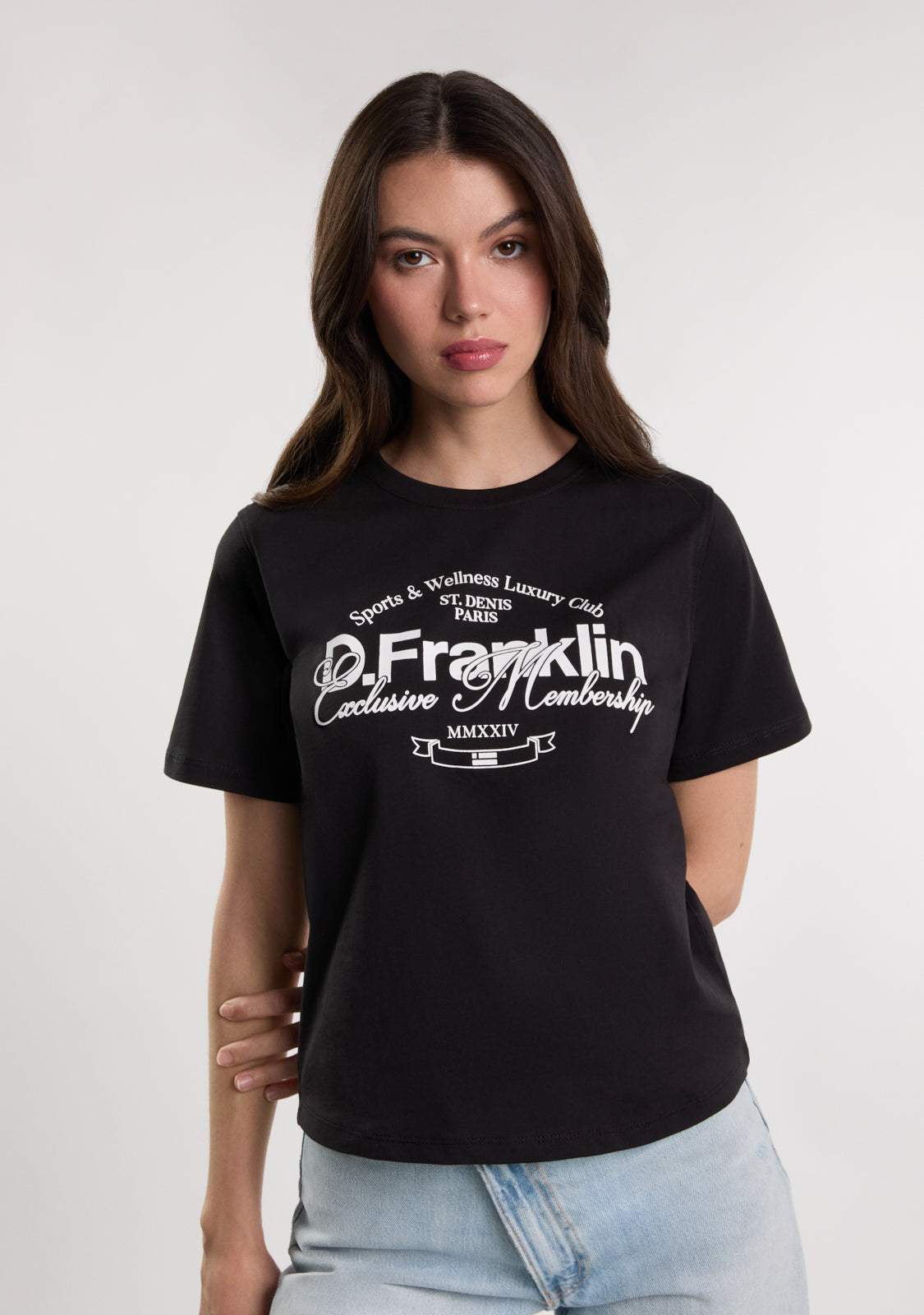 St. Denis Club T-Shirt Black / White