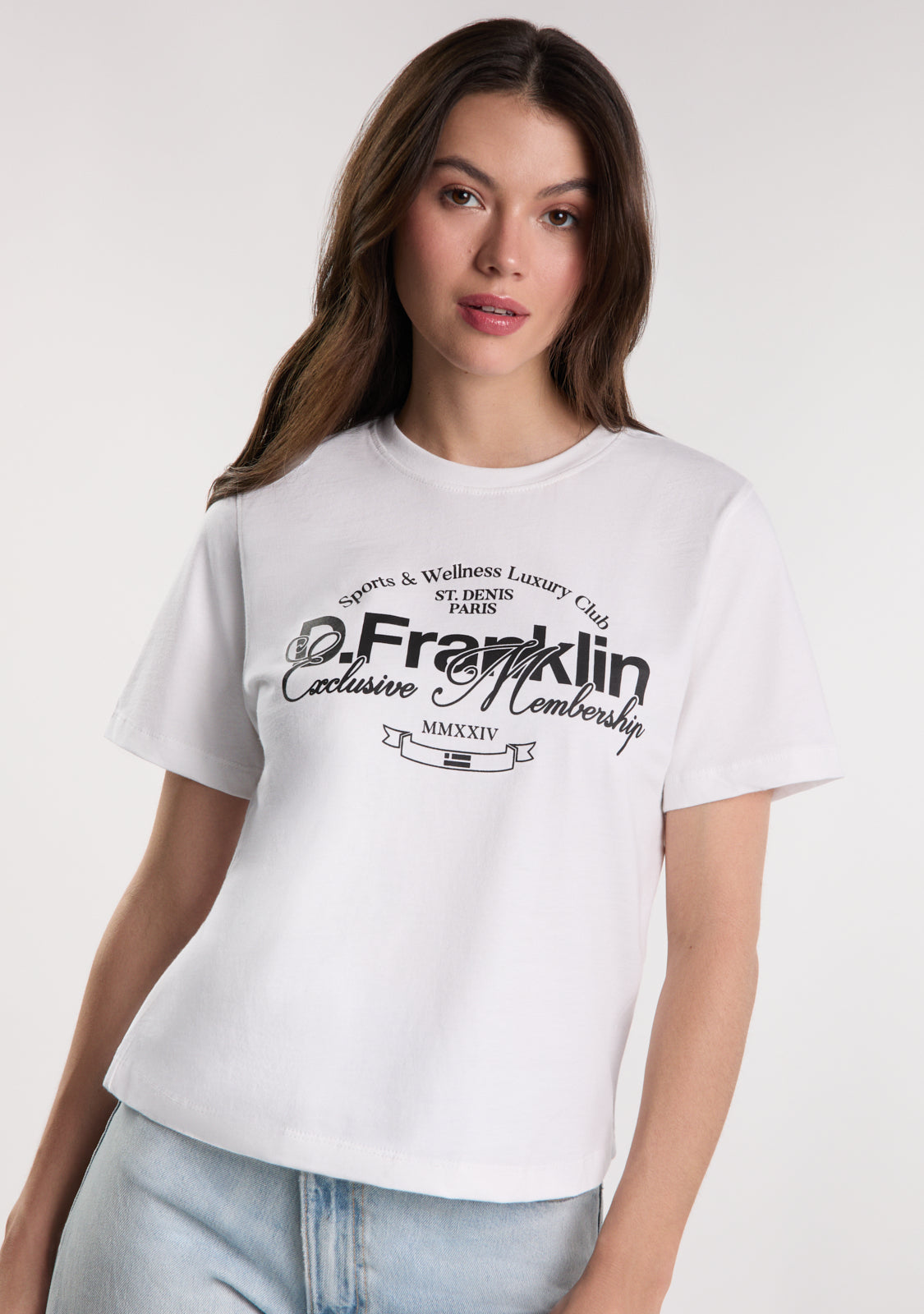 St. Denis Club T-Shirt White / Black