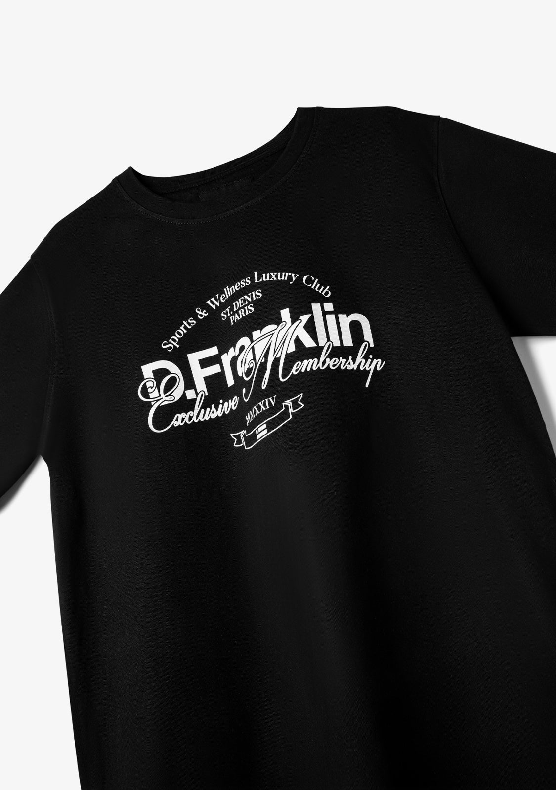 St. Denis Village T-Shirt Black / White