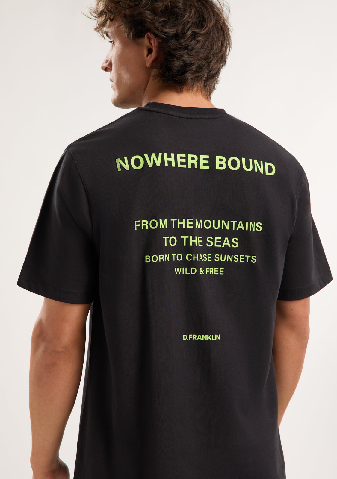 Nowhere Bound T-Shirt Black / Lime