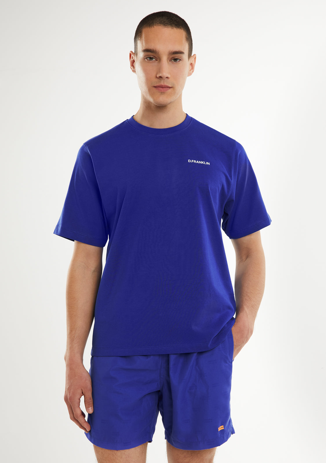 Sunsets T-Shirt Blue / White