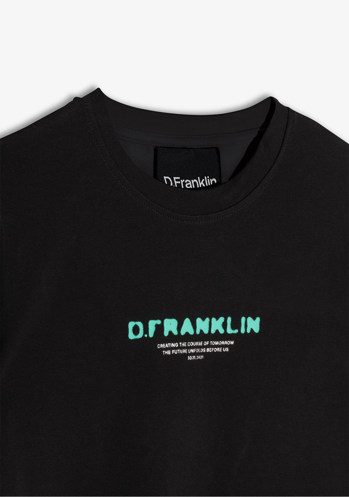 Tomorrow Cropped T-Shirt Black