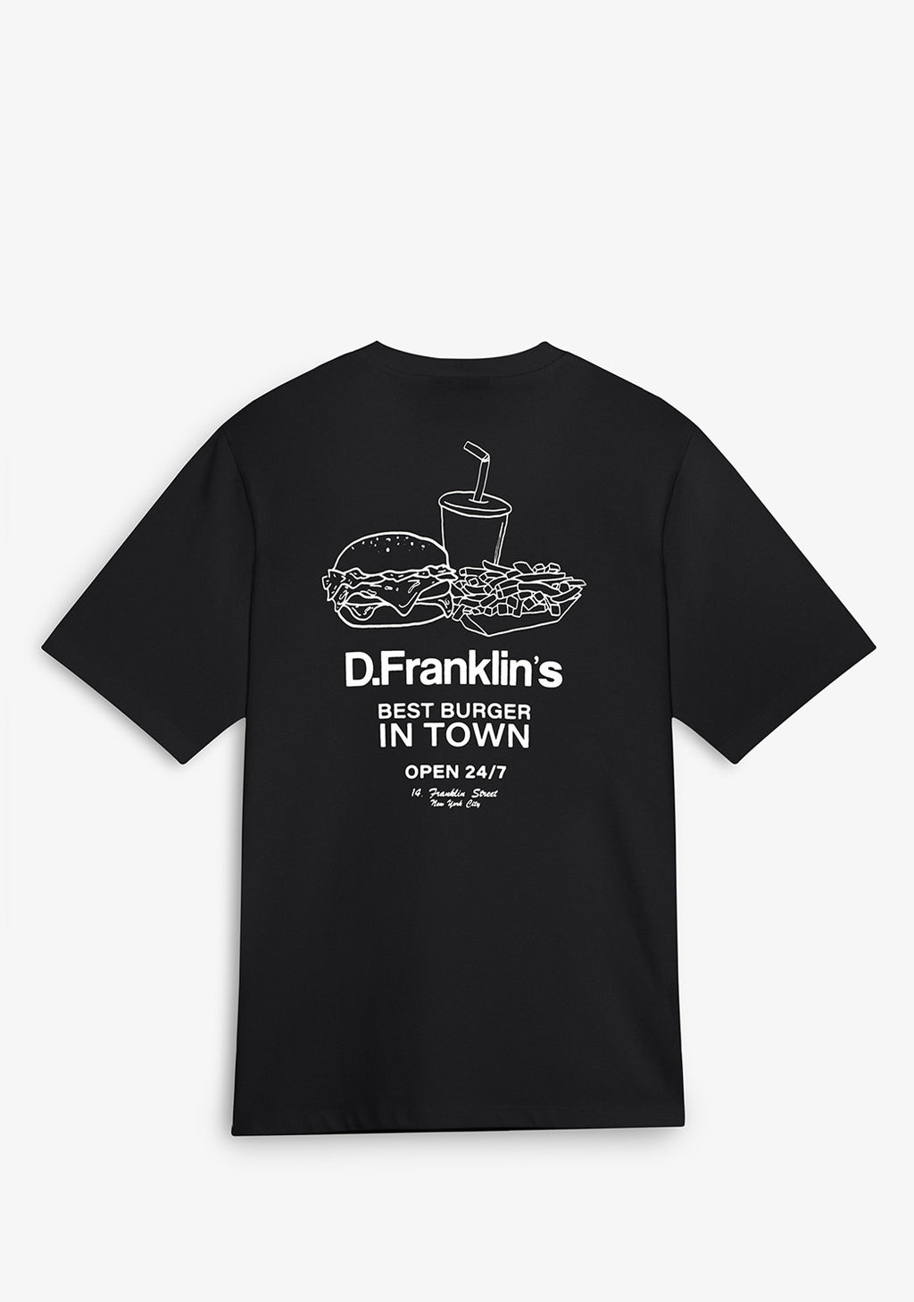 Best Burger T-Shirt Black / White
