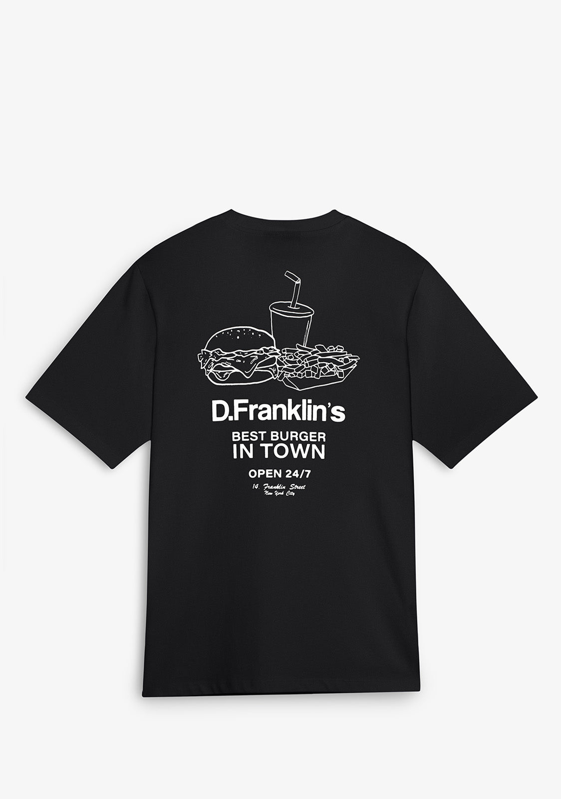 Best Burger T-Shirt Black / White