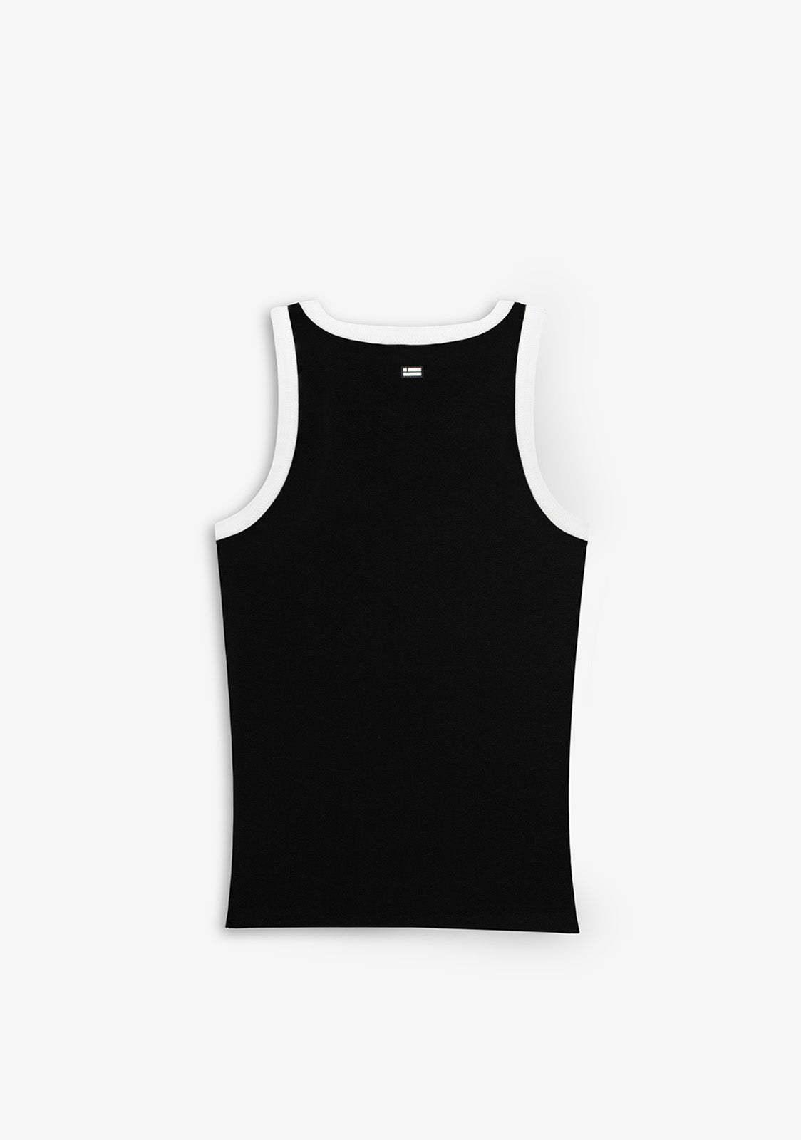 Rib Tank Top Black / White