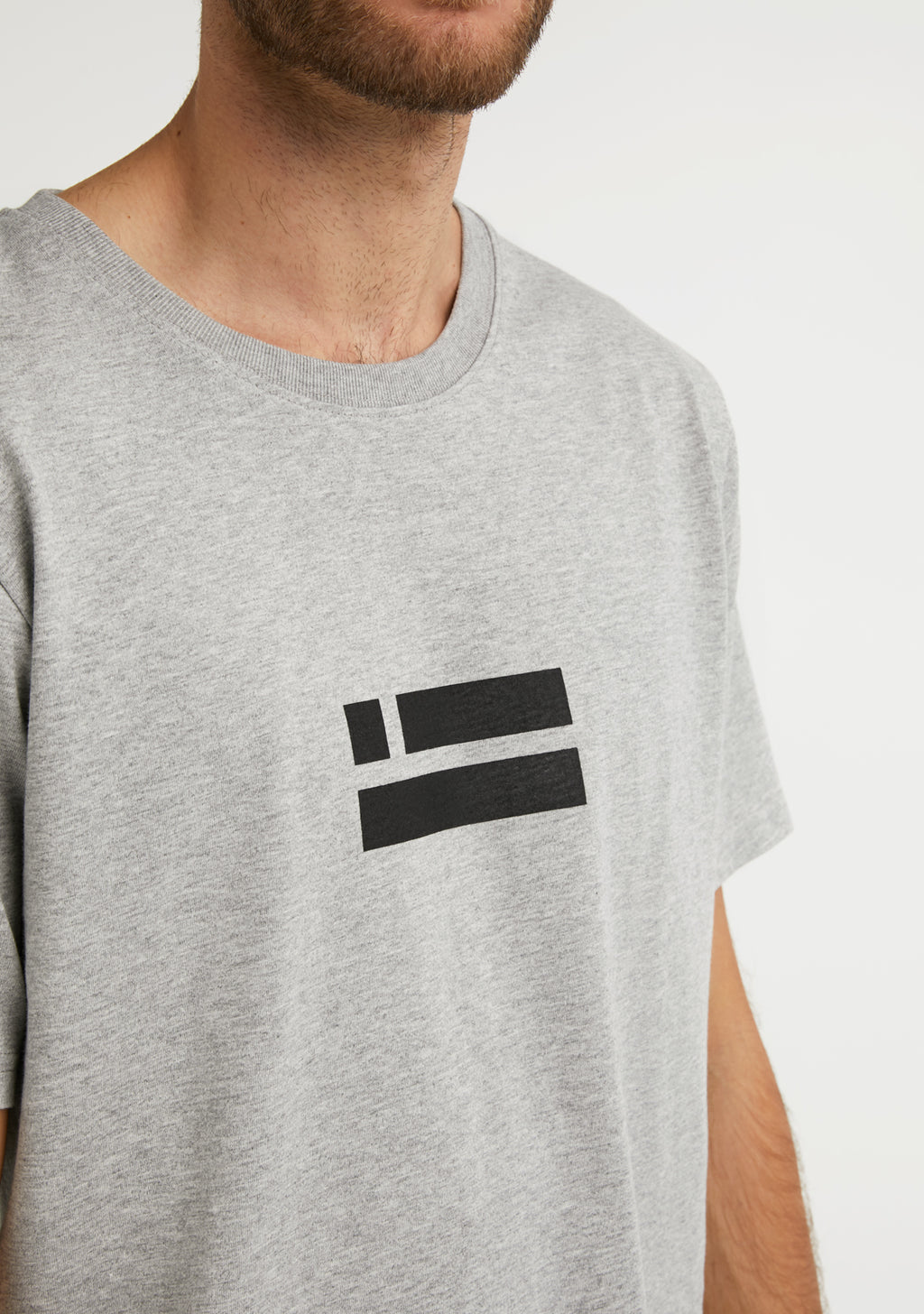 Flag T-Shirt Grey / Black