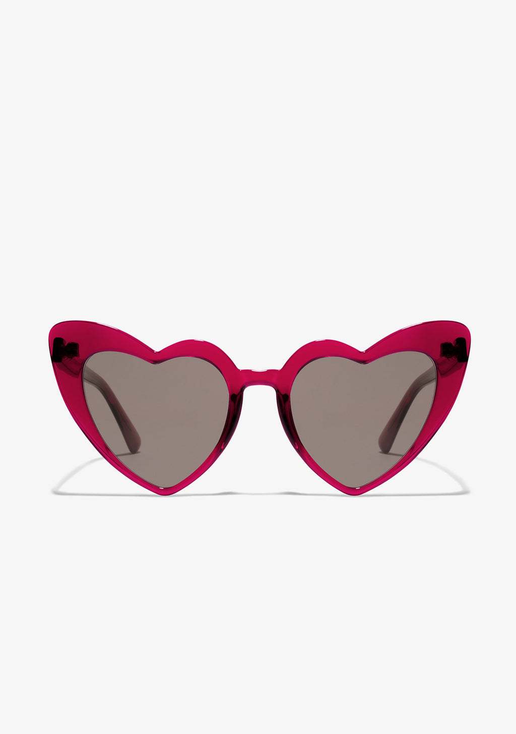 Love Heart Trans Burgundy / Brown