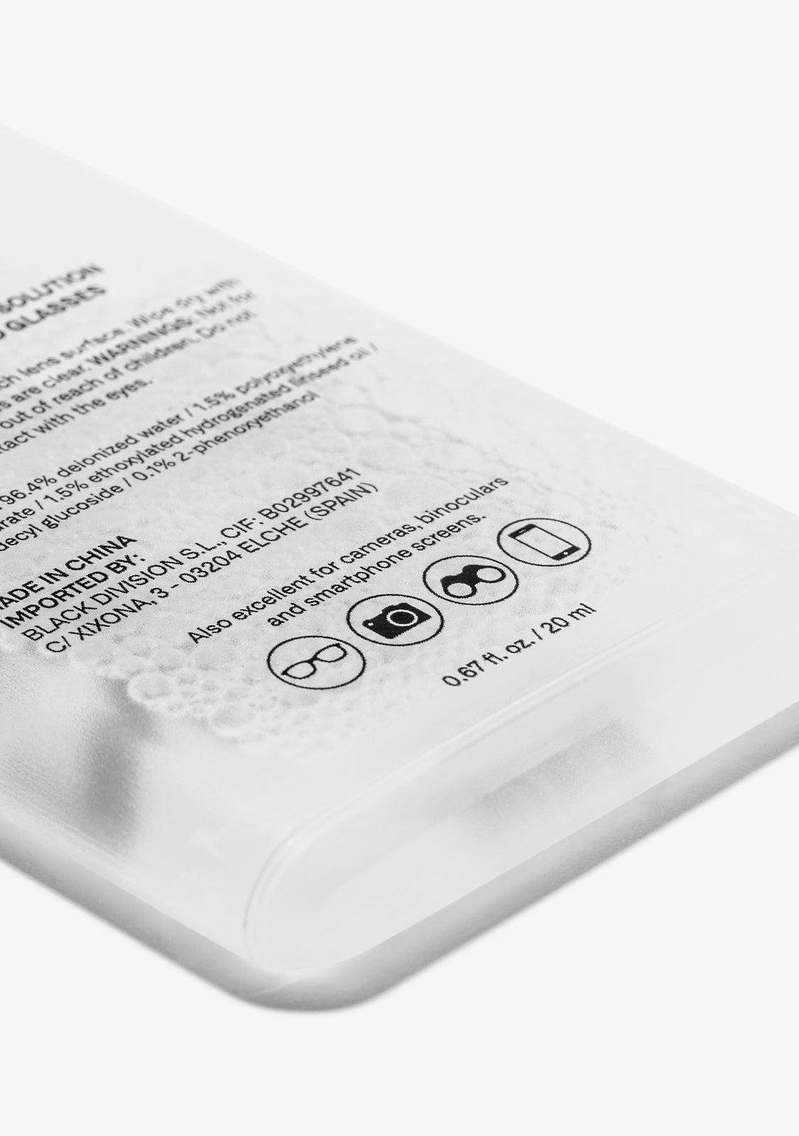 Lens Cleaning Spray