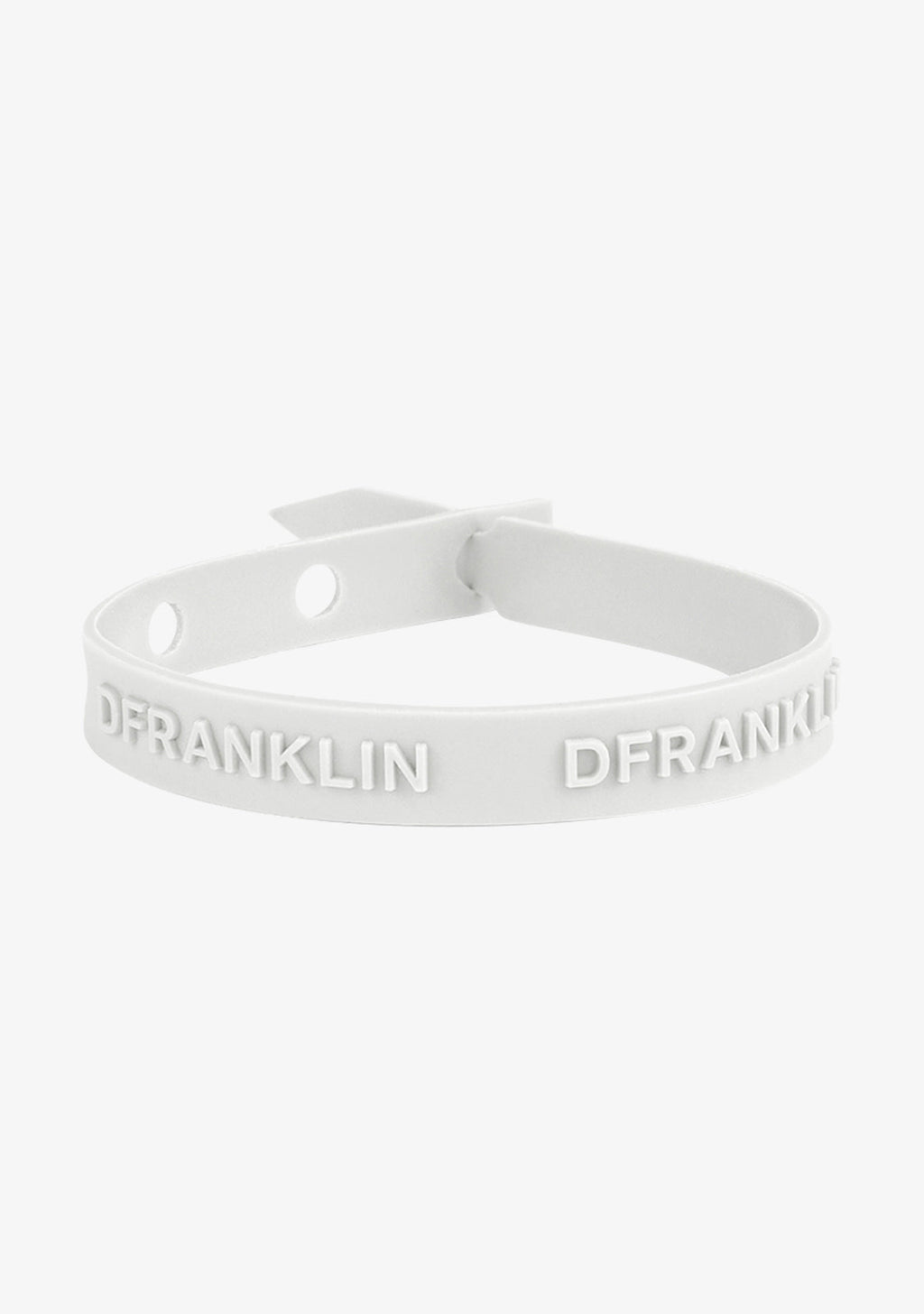 Big DF Bracelet Full White