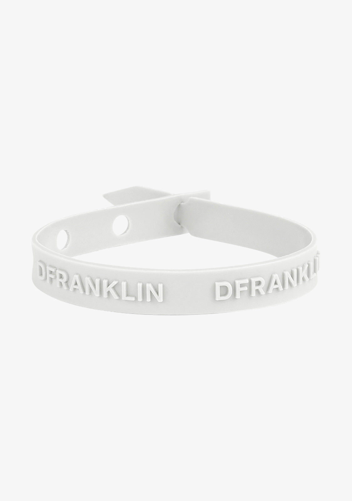 Big DF Bracelet Full White
