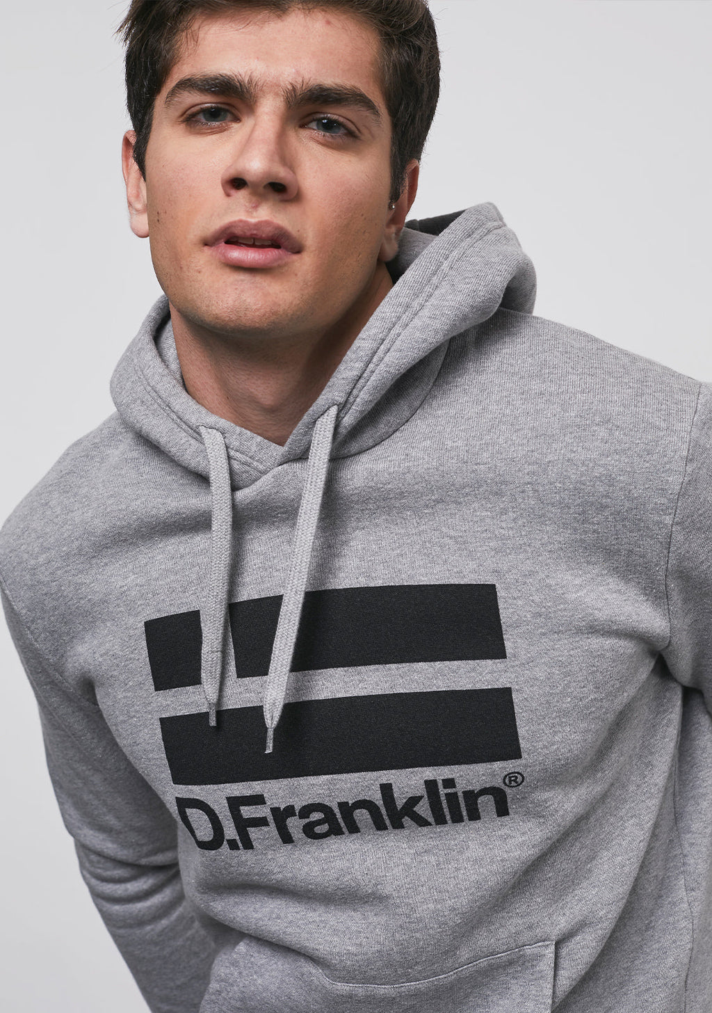 Hoodie Logo Black / Grey