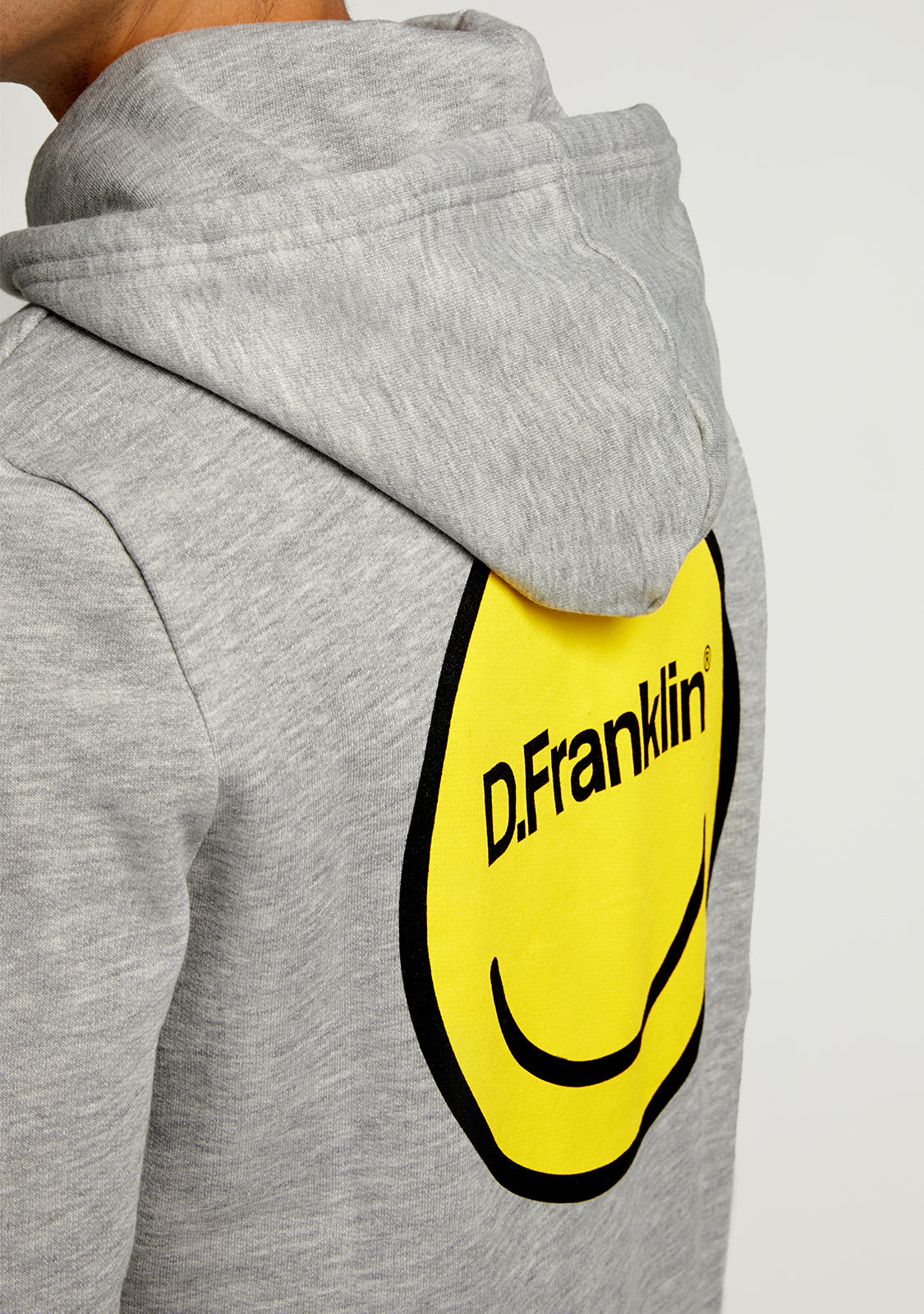 Hoodie Smiley Grey