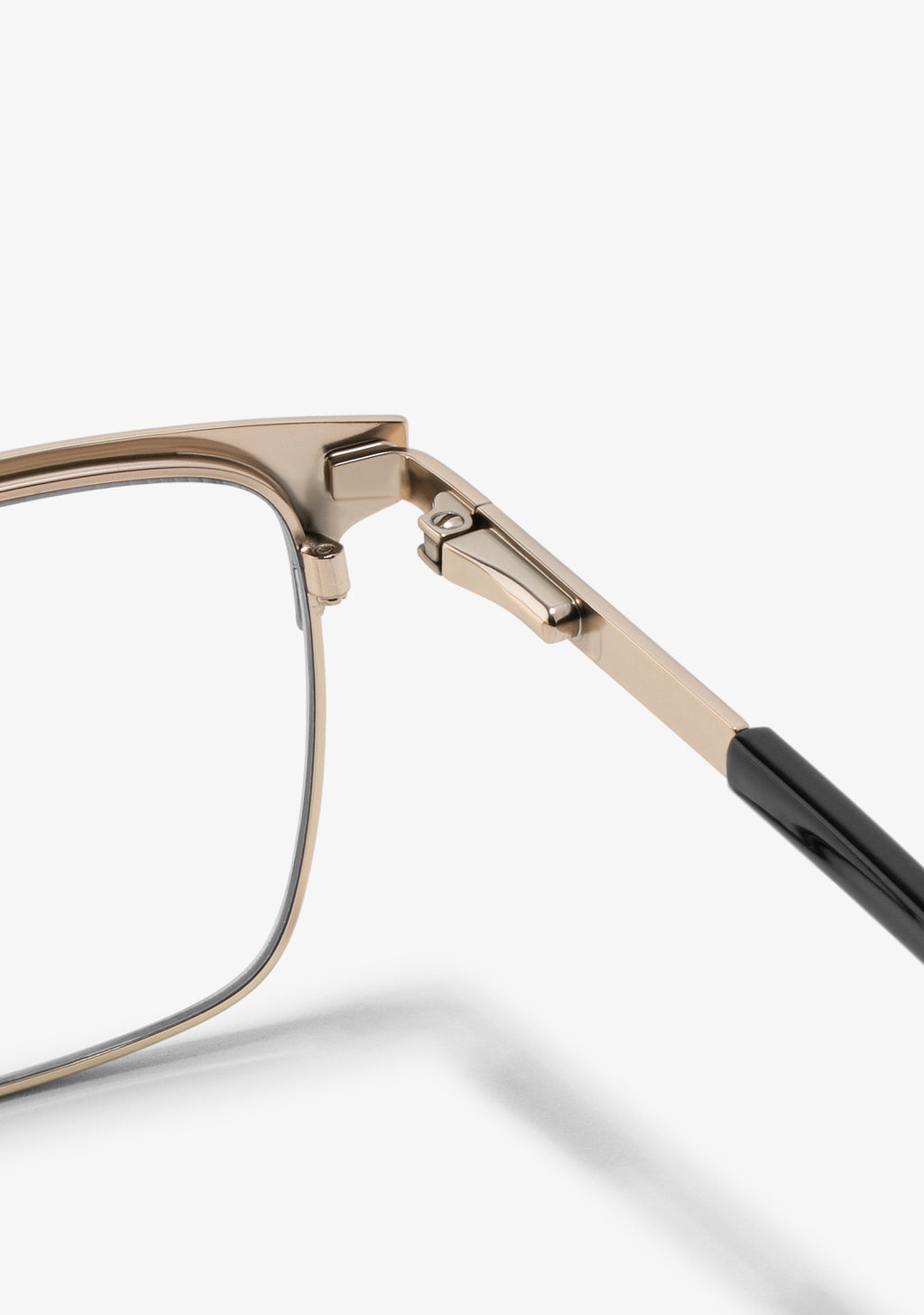 Laurent Square Blue Block Gold / Black