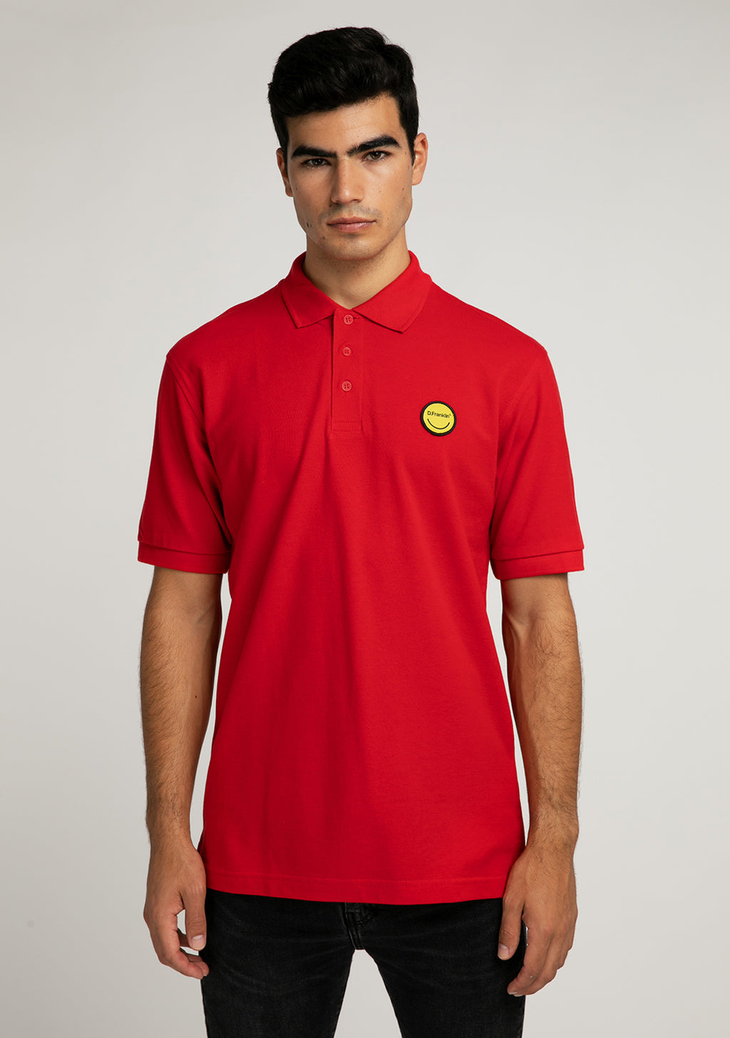 Polo Smiley Red
