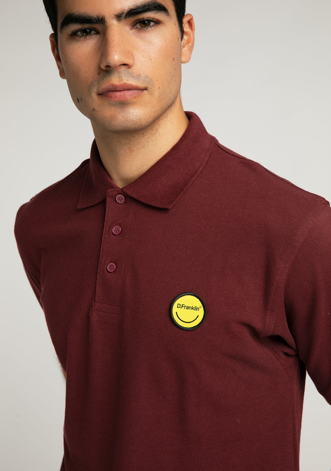 Polo Smiley Burgundy