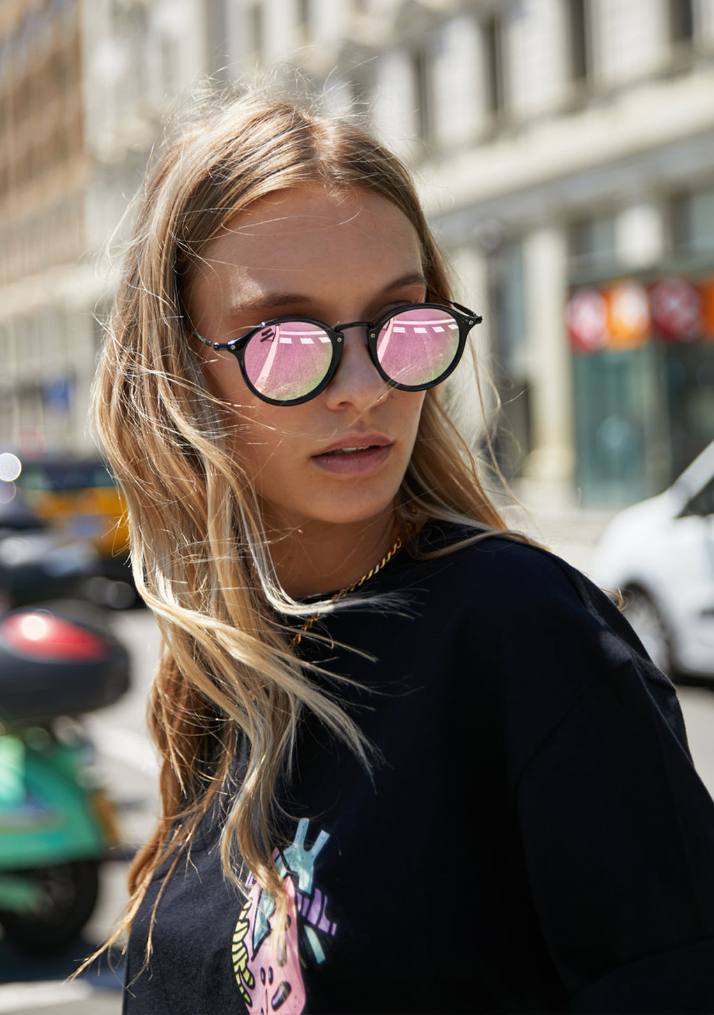 Roller TR90 Black / Pink