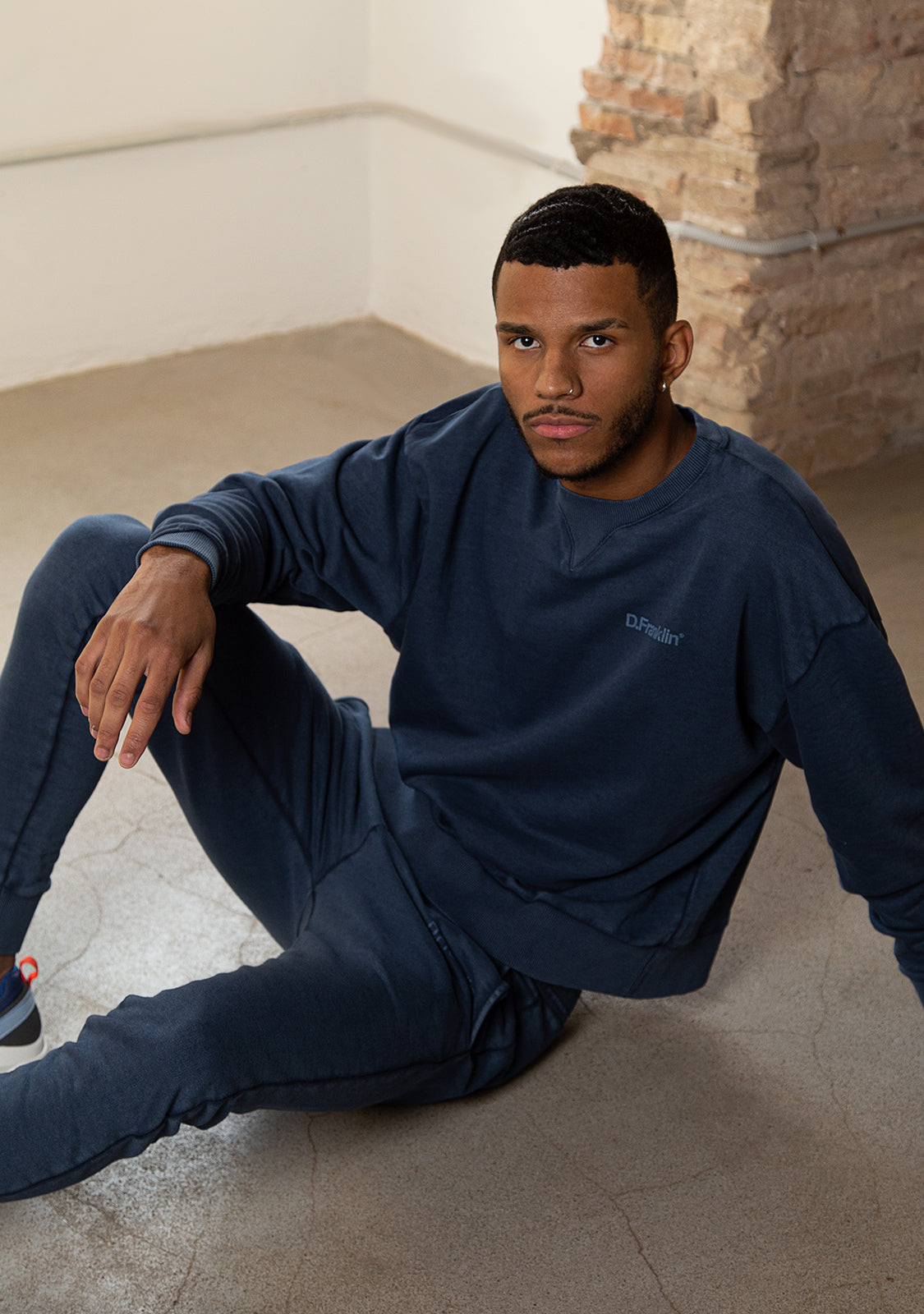 Sweatshirt Oversized D.Franklin Basic Navy