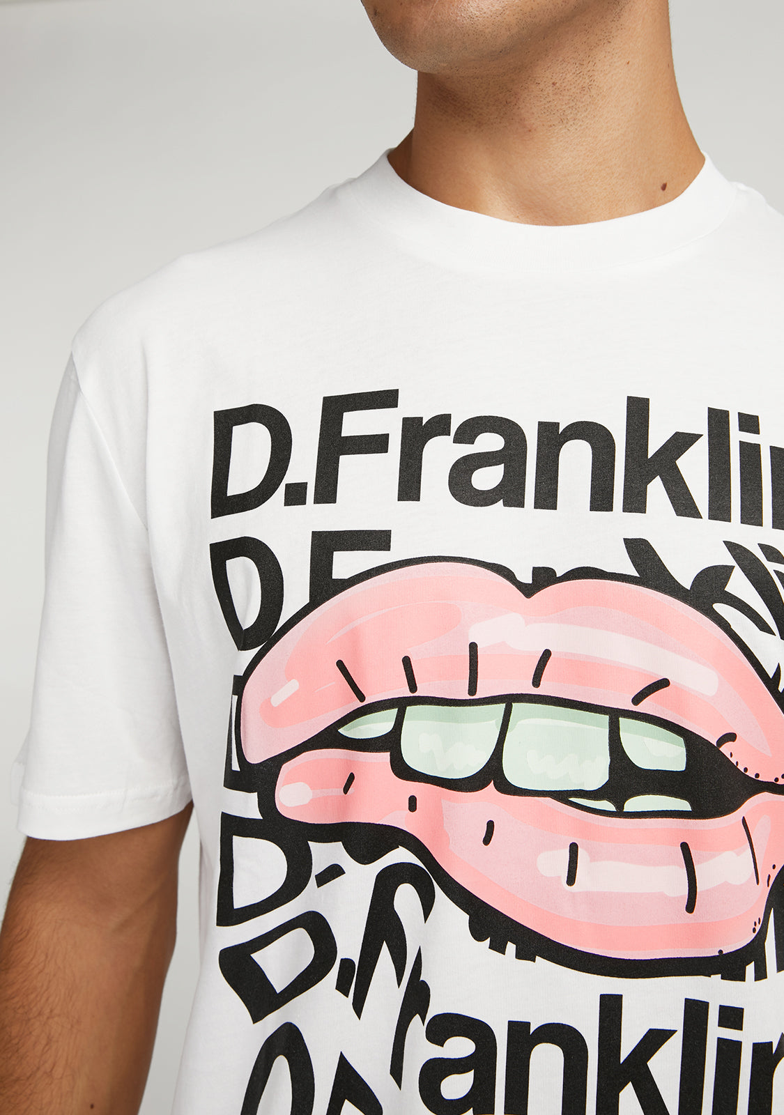 T-Shirt Mouth White