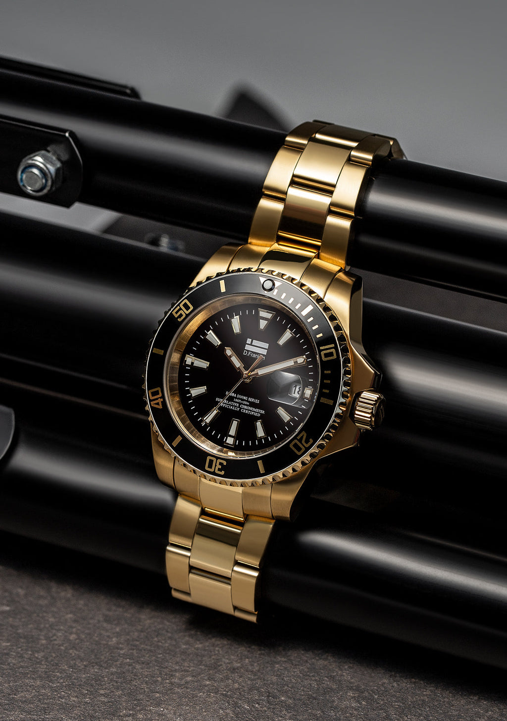 Scuba Diving Gold Black / Black