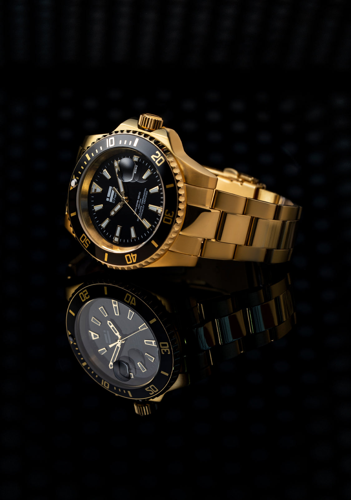 Scuba Diving Gold Black / Black