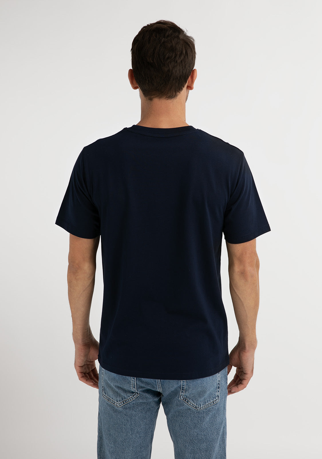 Flag T-Shirt Navy / Light Blue