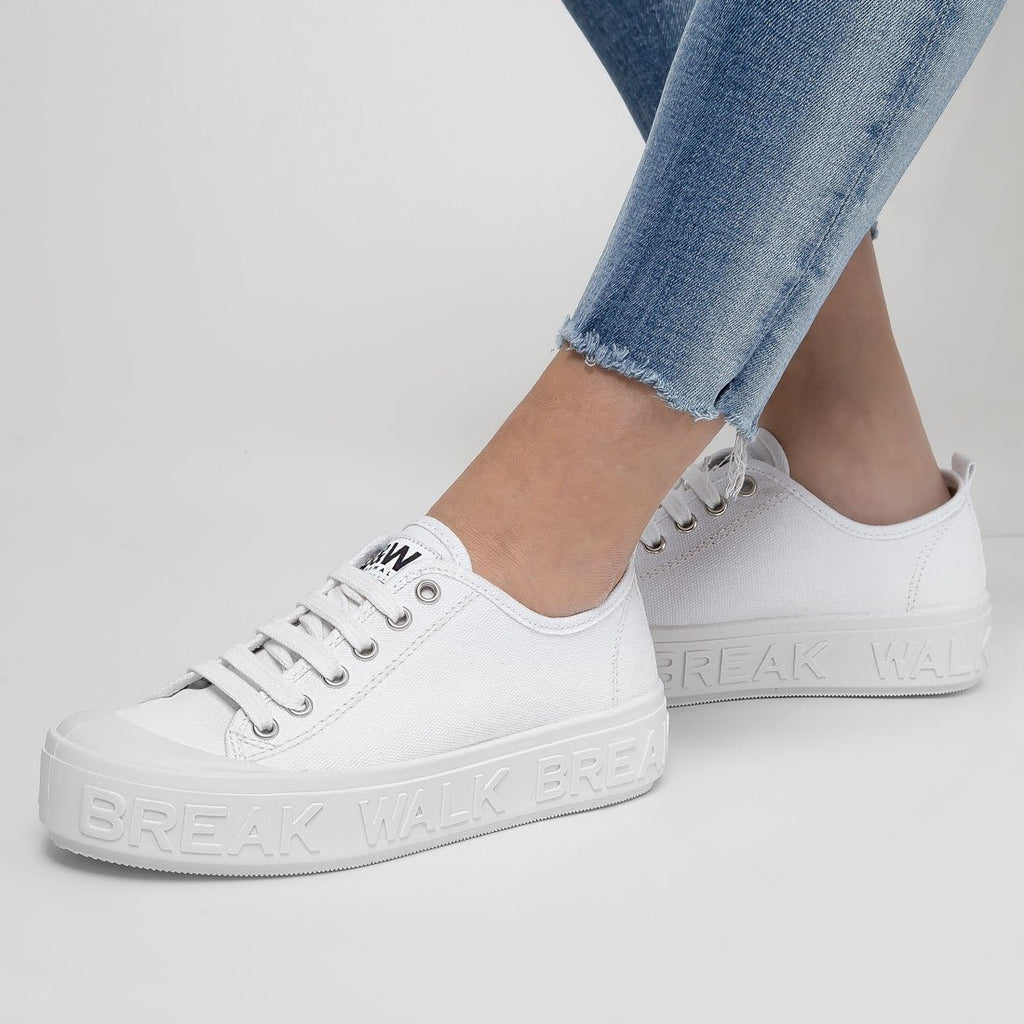 Sneaker Wicker White