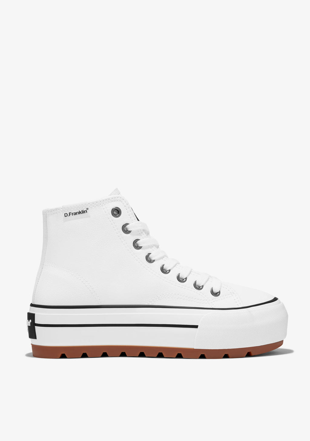 One Way Track Micro White Caramel