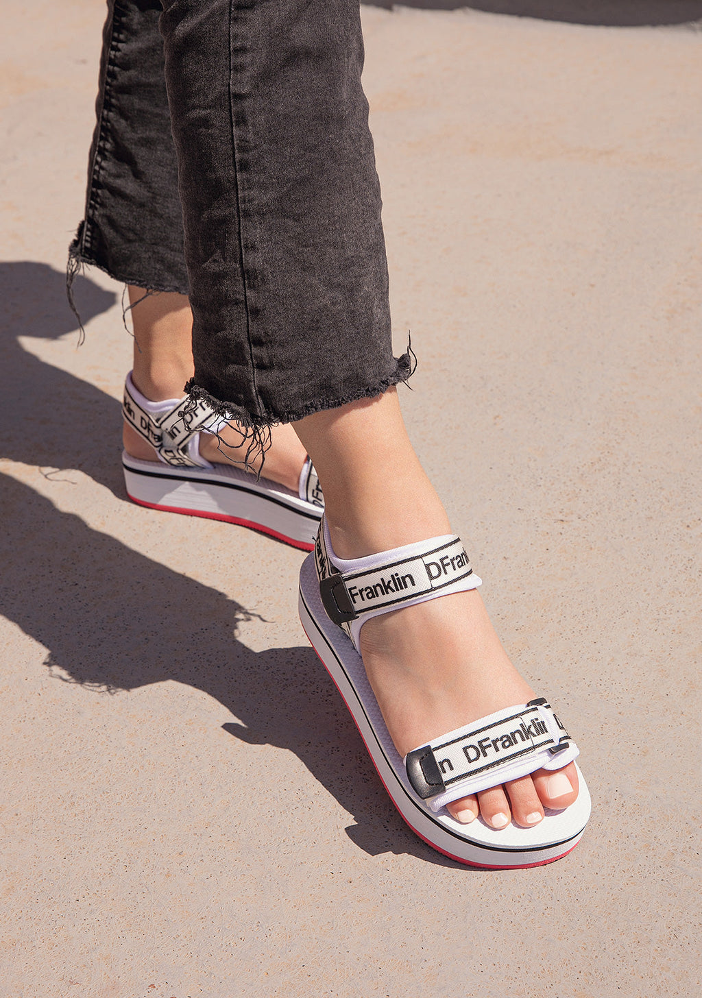 Hawaii Eva Sandal White