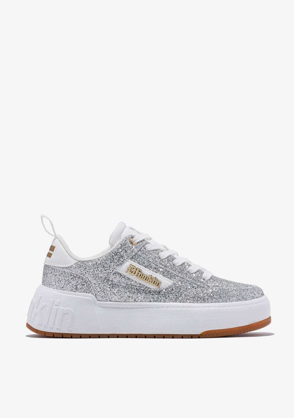 Low Court Glitter Silver