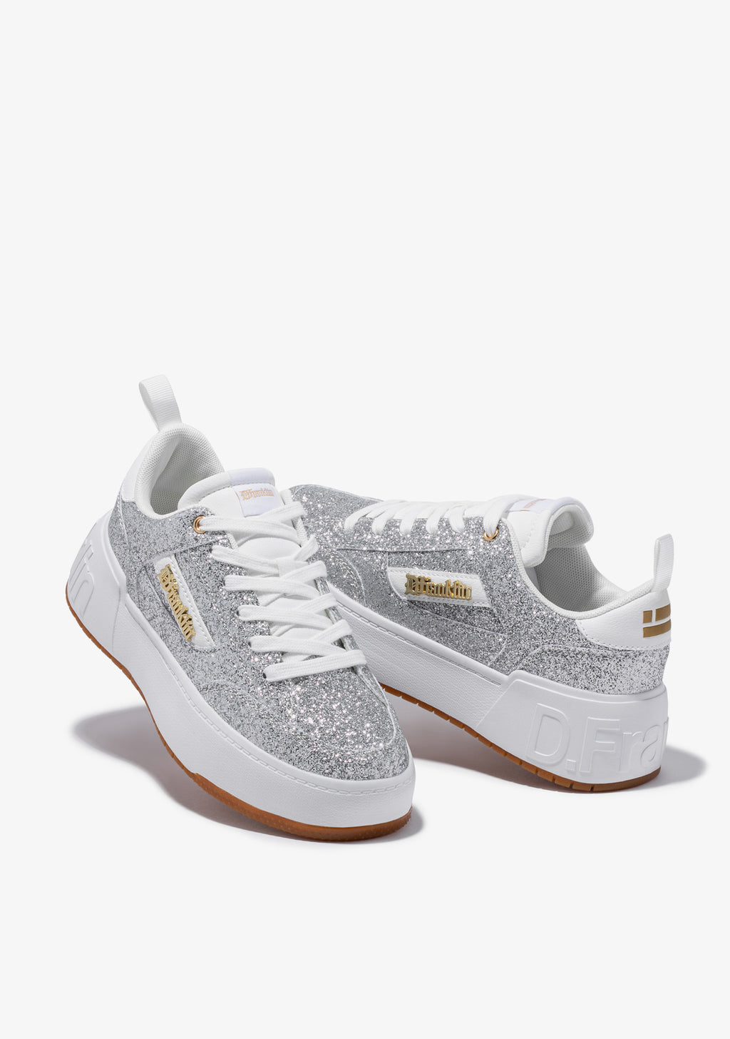 Low Court Glitter Silver