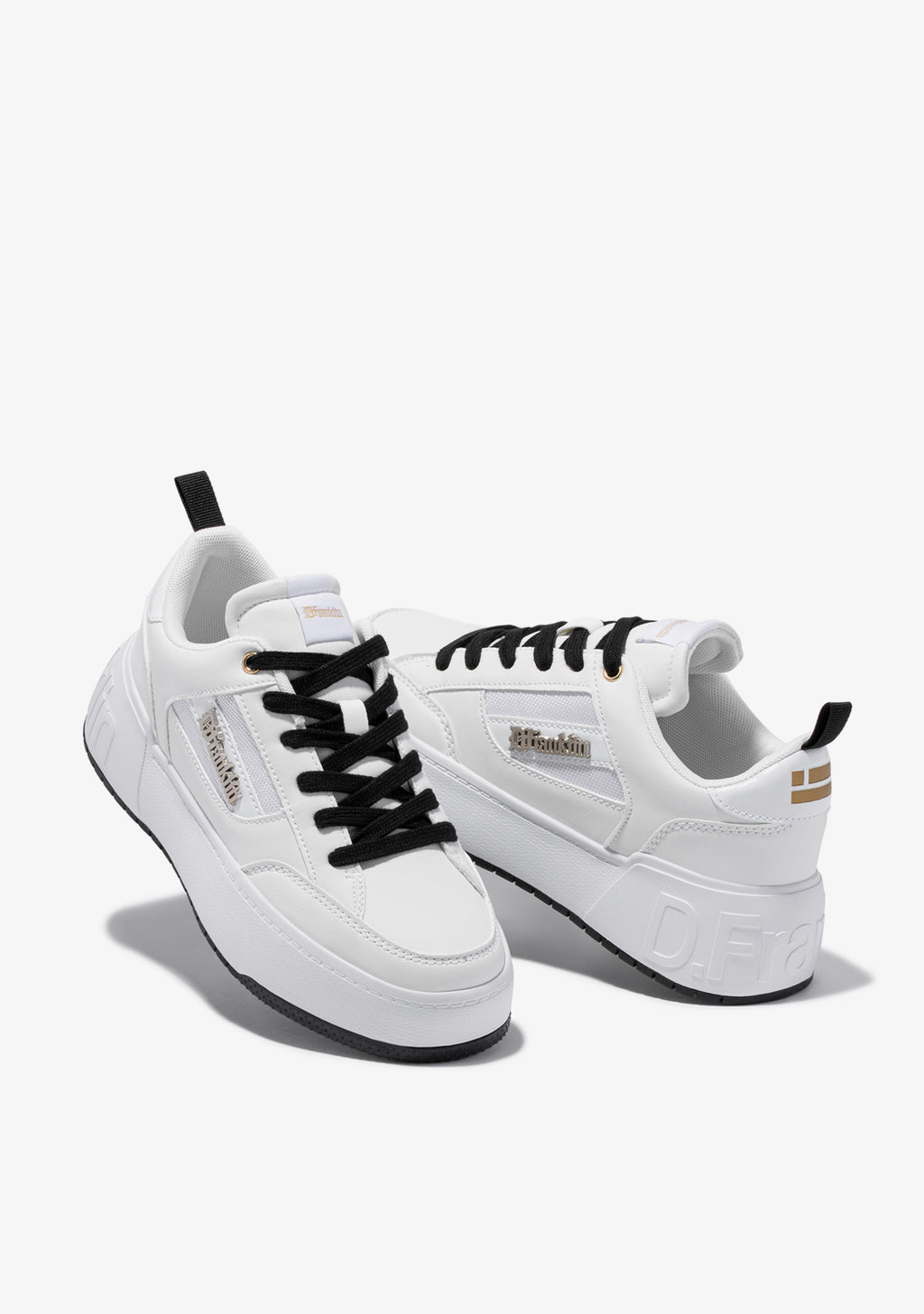 Low Court Pure White / Black